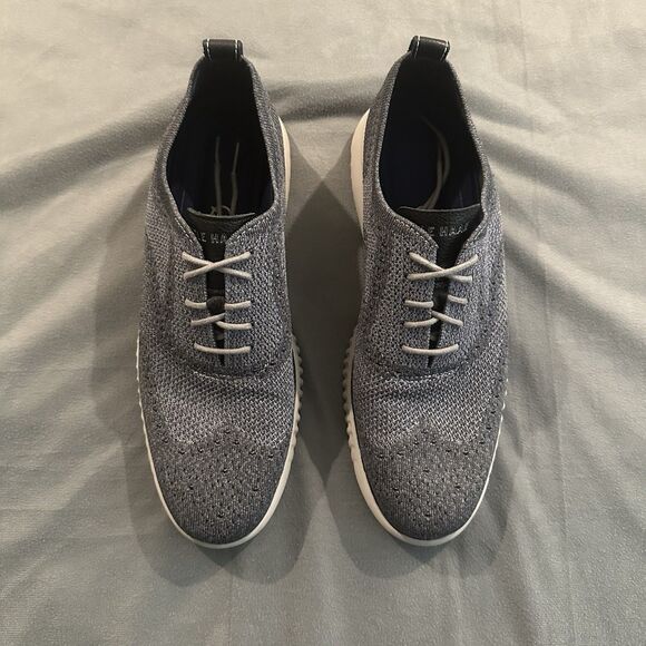 Cole Haan 2.Zerogrand Stitchlite Wingtip Oxford Shoes Mens 11.5 M Knit C27565 main image 8